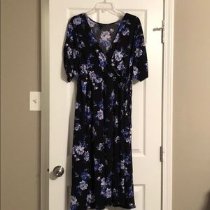 Faux wrap dress
